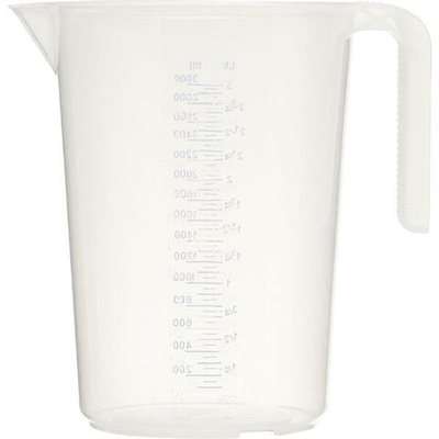 Кувшин мерный;полипроп.;3л;D=17,H=23см;прозр. (Цвет: прозрачный)