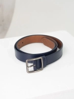 Ремень кожаный, широкий пояс для джинс и брюк