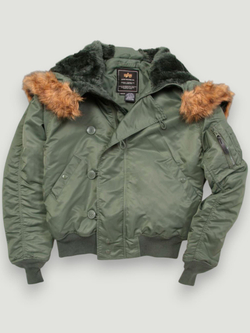 N-2B Flight Jacket (оливковая -S.green)