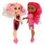 Кукла тип Модница 2шт на шарнирах 25см, коробка 194