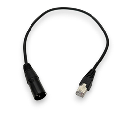 Кабель DMX переходник XLR (папа, 3P) - RJ45