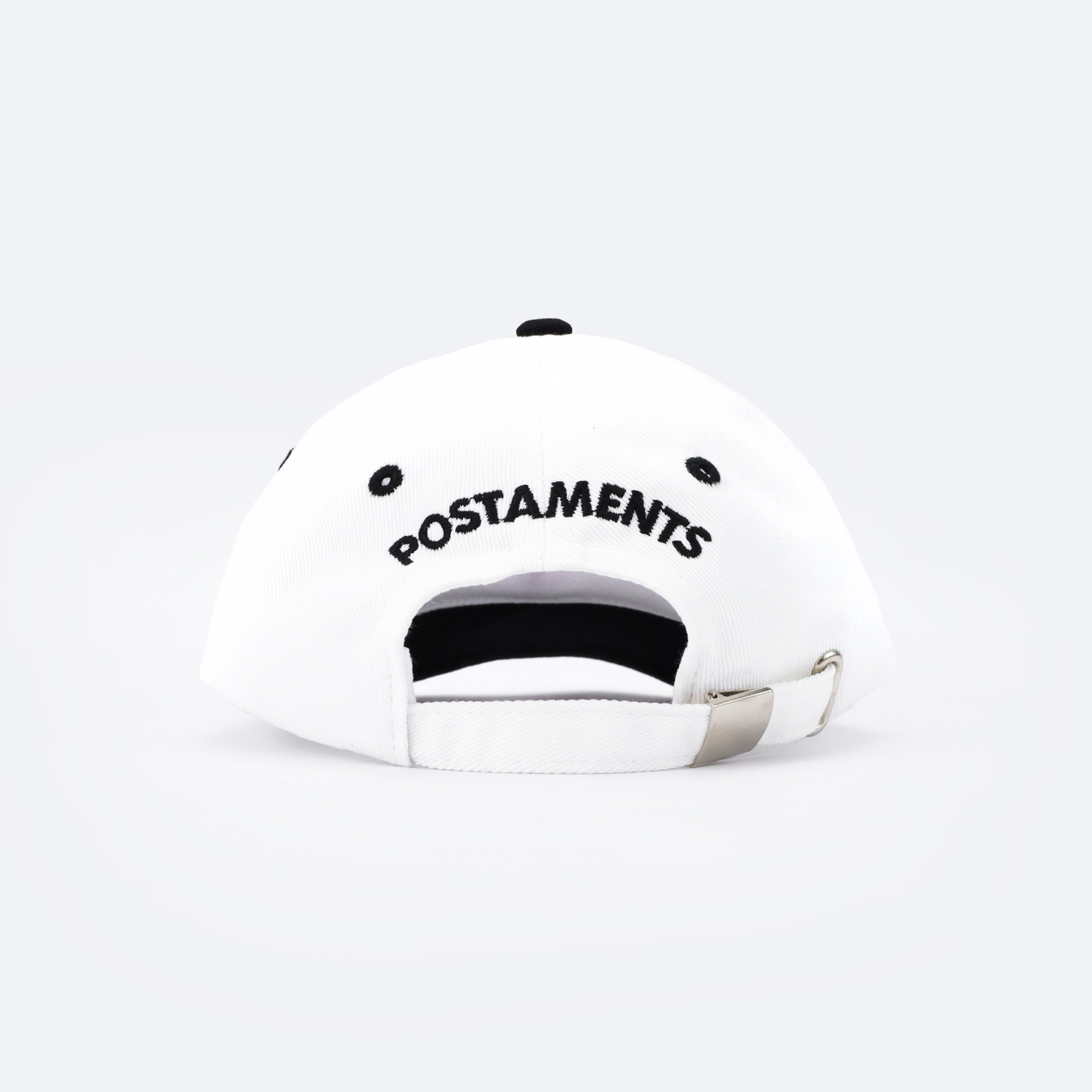 Кепка Postaments Dad's Cap (white black) артикул: - купить в магазине Дайс