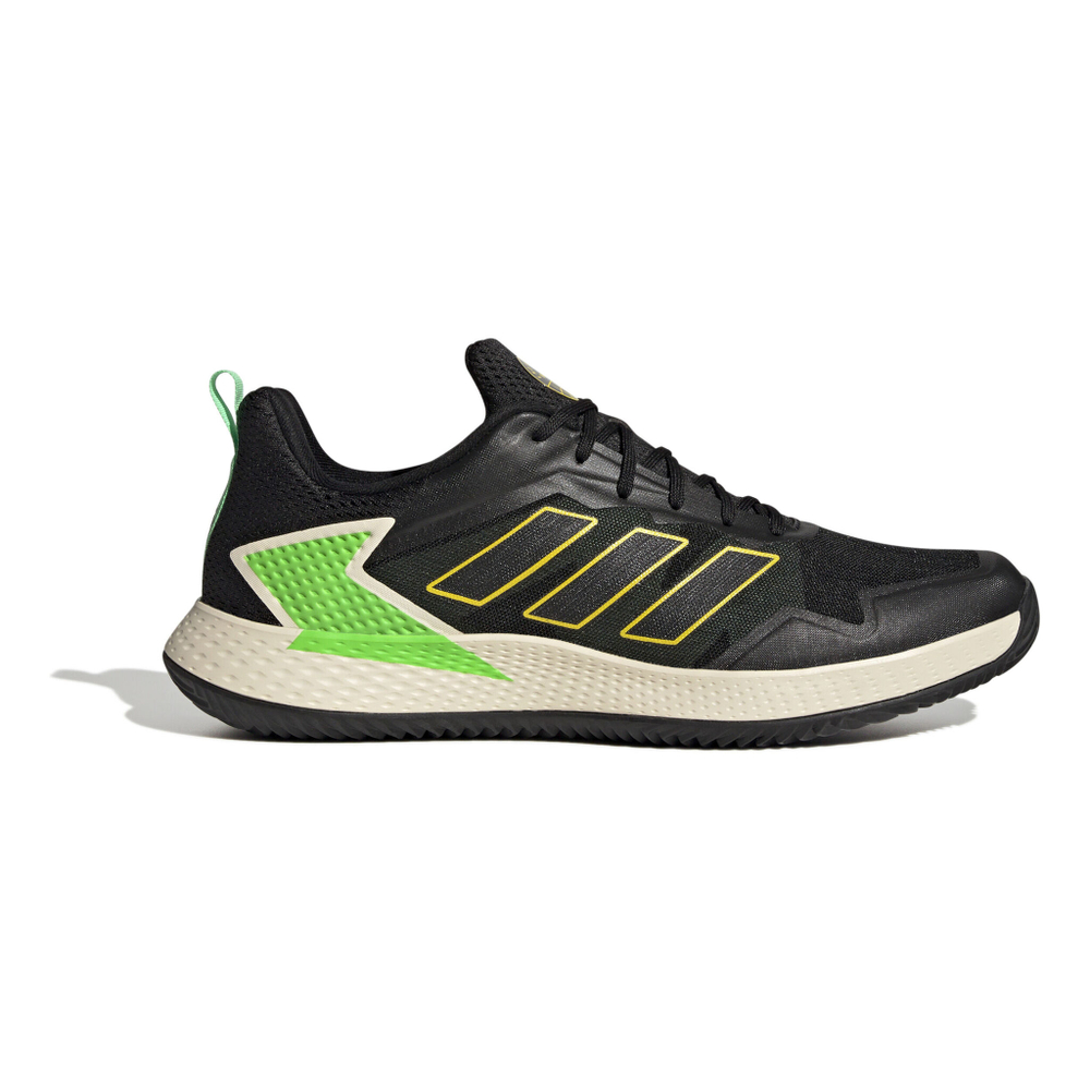 Мужские теннисные кроссовки adidas Defiant Speed Clay Court Shoe Men - Black, Neon Green