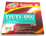 Диск VS DVD+RW 4,7 GB 4x бумажный конверт/5