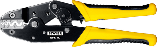 STAYER SPK-10, 0.5 - 10 мм2, пресс-клещи для медных наконечников, Professional (45440)