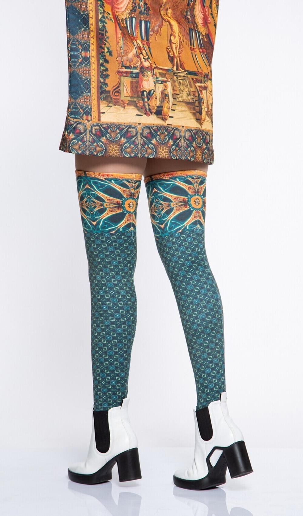 Комплект (худи и гетры) "Гротески", по мотивам фламандской шпалеры 17 века из серии «Гротеск»