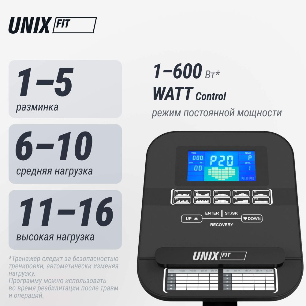 Эллиптический эргометр UNIX Fit MV-500E