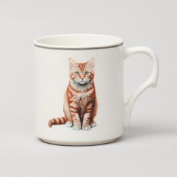 НАБОР КРУЖЕК "MEOW" 4ШТ НА ПОДСТАВКЕ 368МЛ. (КОР=8ШТ.)