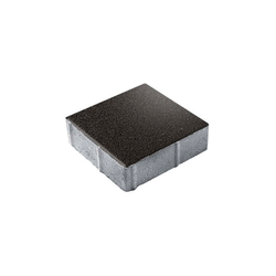 Тротуарная плитка КВАДРАТ 300х300 мм - Стандарт Черный