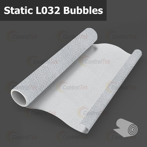 Пленка для окон статическая Static L032 Bubbles ControlTek (текстурная "Пузырьки"), размер: 75х150 см.