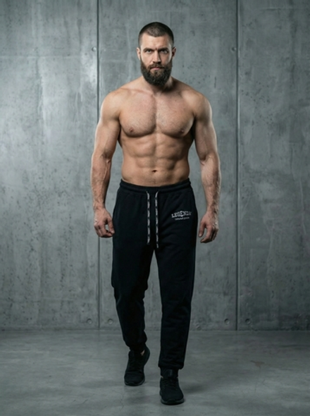 Брюки демисезонные с карманами LEGENDA Logo черные