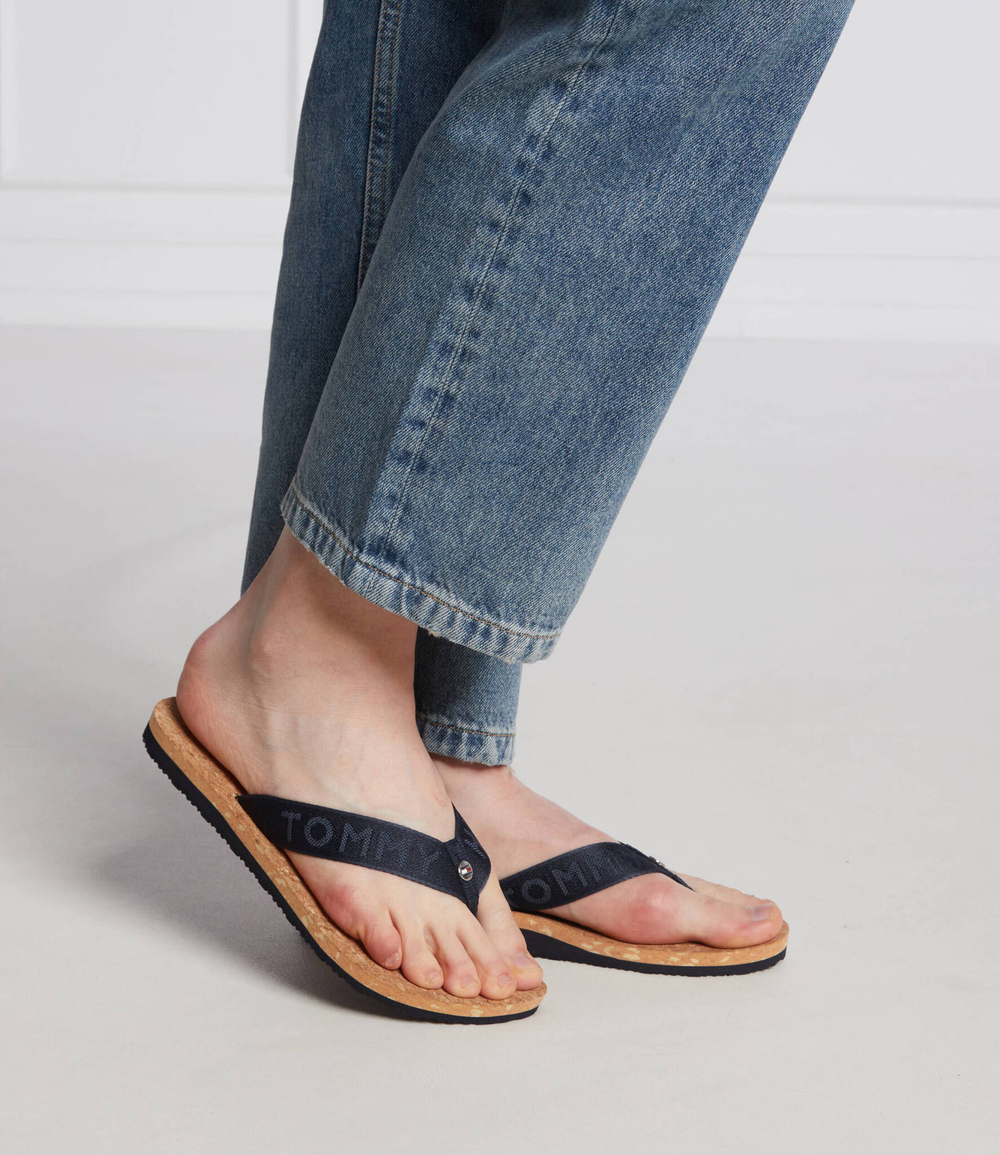 вьетнамки Tommy Hilfiger - темно-синий(FW0FW06527)