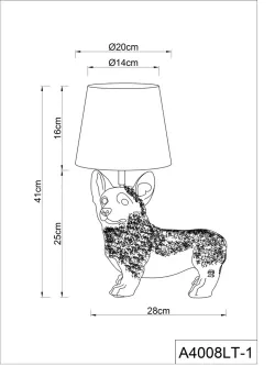 Декоративная настольная лампа Arte Lamp