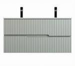 Тумба с раковиной Cezares DUET-N-1200-2C-SO-VPR-P+CZR-8073-120-1-2 Зеленая жемчужная