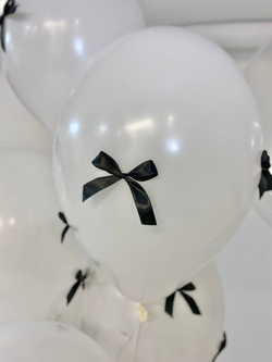 Набор воздушных шаров с бантиками №2378