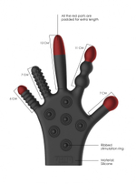 Черная стимулирующая перчатка Stimulation Glove (Цвет: черный)