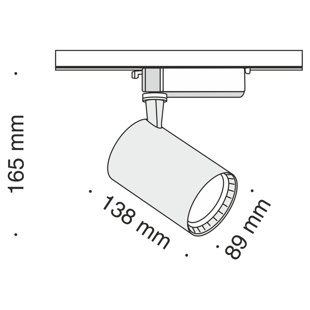 Трековый светильник Technical TR003-1-17W3K-B