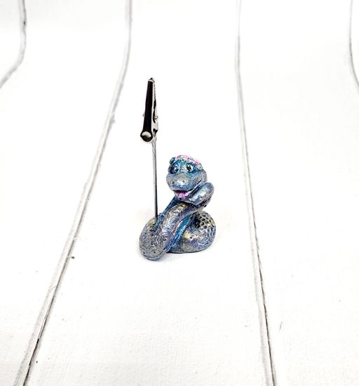 Держатель "Змейка", синяя