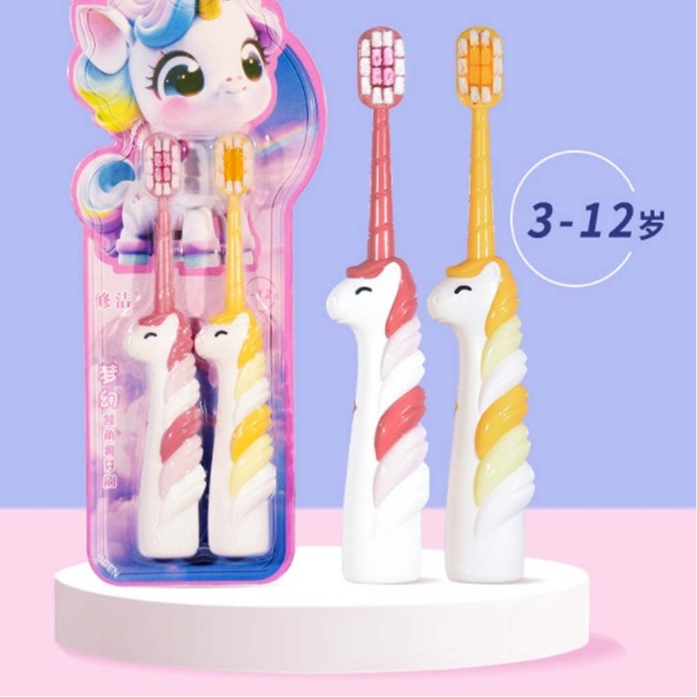 Набор зубных щёток из 2х шт Единороги