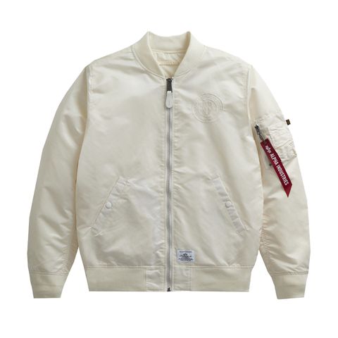 Бомбер Alpha Industries L-2B Blood Chit Gen II Off White (Белый)