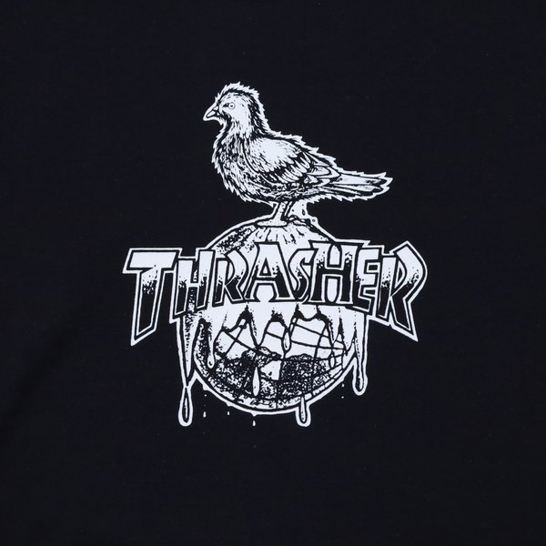 Свитшот Thrasher Cover The Earth Crewneck (black) артикул:RyWYiYrXjOlWOtaW7C-4M2 - купить в магазине Дайс