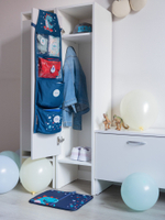 Набор для детского сада: кармашек, коврик, наклейки. Динозавр