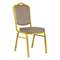 Стул Хит 25мм - золото, рогожка бежевая
