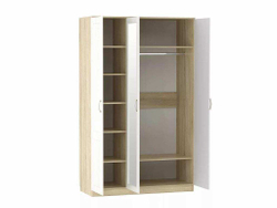 НМ 040.33 Шкаф Оливия Дуб Сонома/белое дерево