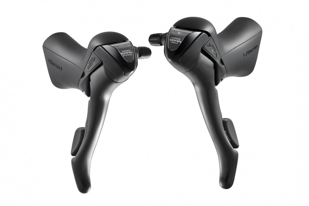 Манетки шоссейные Shimano Sora ST-3500, комплект, 2/3x9 скоростей