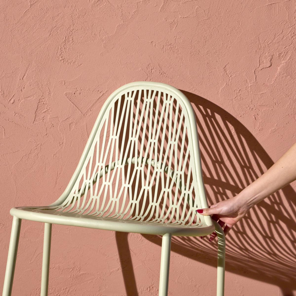 Стул металлический Scab Design Malvasia, зеленый шалфей