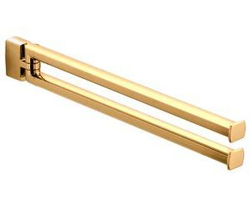 Полотенцедержатель двойной 35см. Colombo Lulu B6212GL, золото