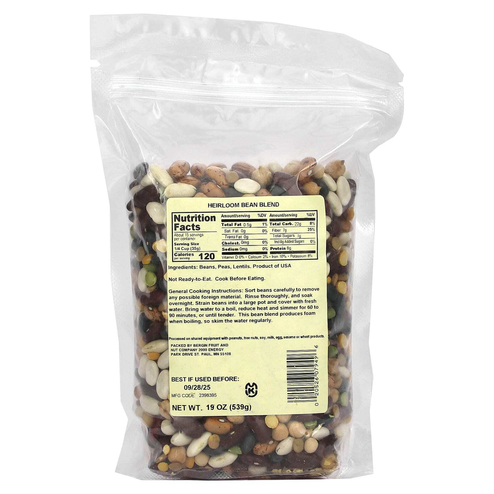 Bergin Fruit and Nut Company, Смесь бобов семейной реликвии, 539 г (19 унций)