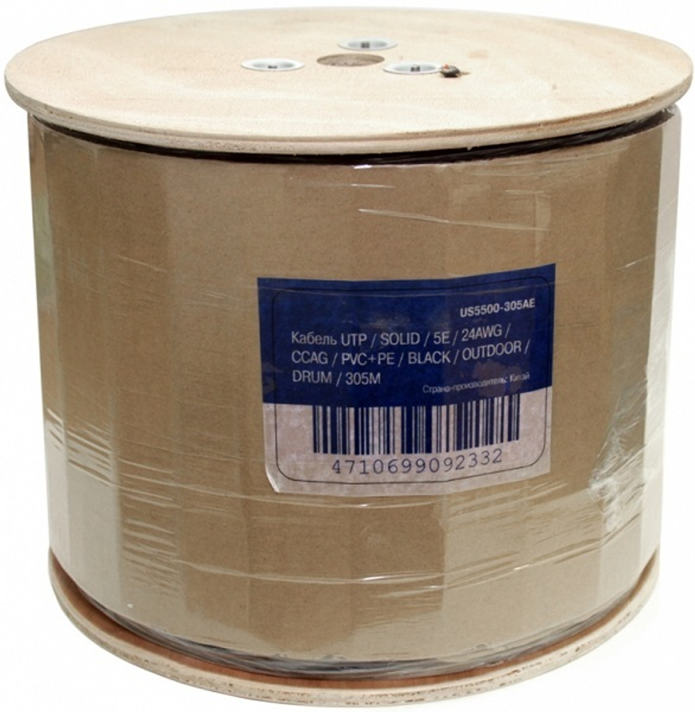 Кабель витая пара U/UTP 5e кат. 4 пары 5bites US5500-305AE