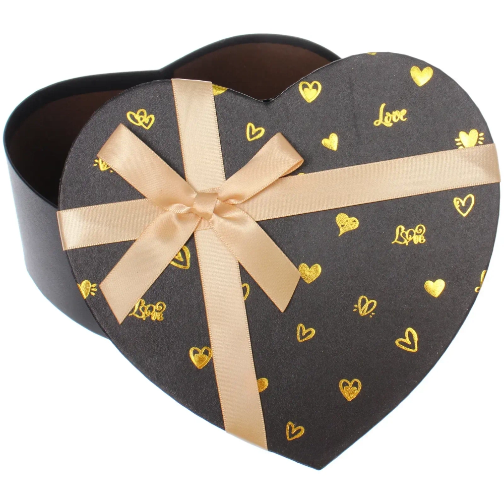 Коробка подарочная «Лучший подарок» 19*17*7.5 см, Черный