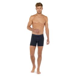 Мужские трусы боксеры удлиненные темно-синие HOM HO1 Long Boxer Briefs HO1 359519_4000RA