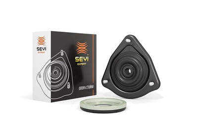 Опора стойки передней подвески для а/м ВАЗ: 2190-2192, 2194 без ЭУР "СЭВИ-ЭКСПЕРТ" со смещением 6 мм (с вологодским подшипником)