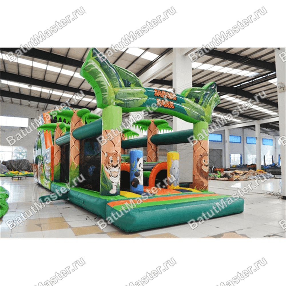 Коммерческий надувной батут "Мир сафари"