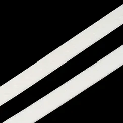 Резинка широкая, белая приглушенная 20 мм, Германия