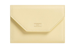 Balenciaga Smooth Calfskin Key Pouch Women"s Light Yellow
