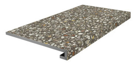 Фронтальная ступень клееная Бричиола коричневый мат. обр.(KM6060G0051RGCF)