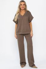 Костюм трикотажный Уютный шарм (коричневый) К14250-5М LT Collection