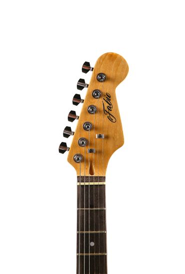 Комплект Fabio ST100 MATT Mentol (эл.гитара S/S/S, комб.MG-10, чех, рем, кап-тр, струны, стикер, рук