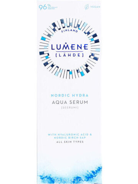 Lumene Nordic Hydra Aqua Serum Глубоко увлажняющая сыворка с гиалуроновой кислой