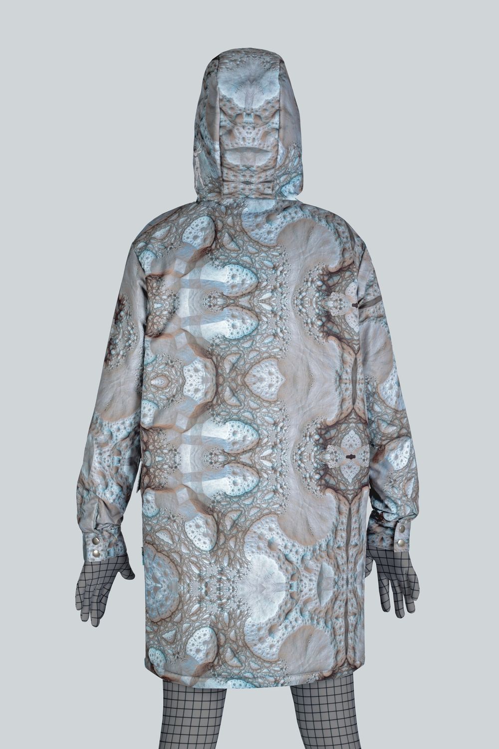 Плащ Гидроплан Демисезонный "Фрактал Да Винчи"