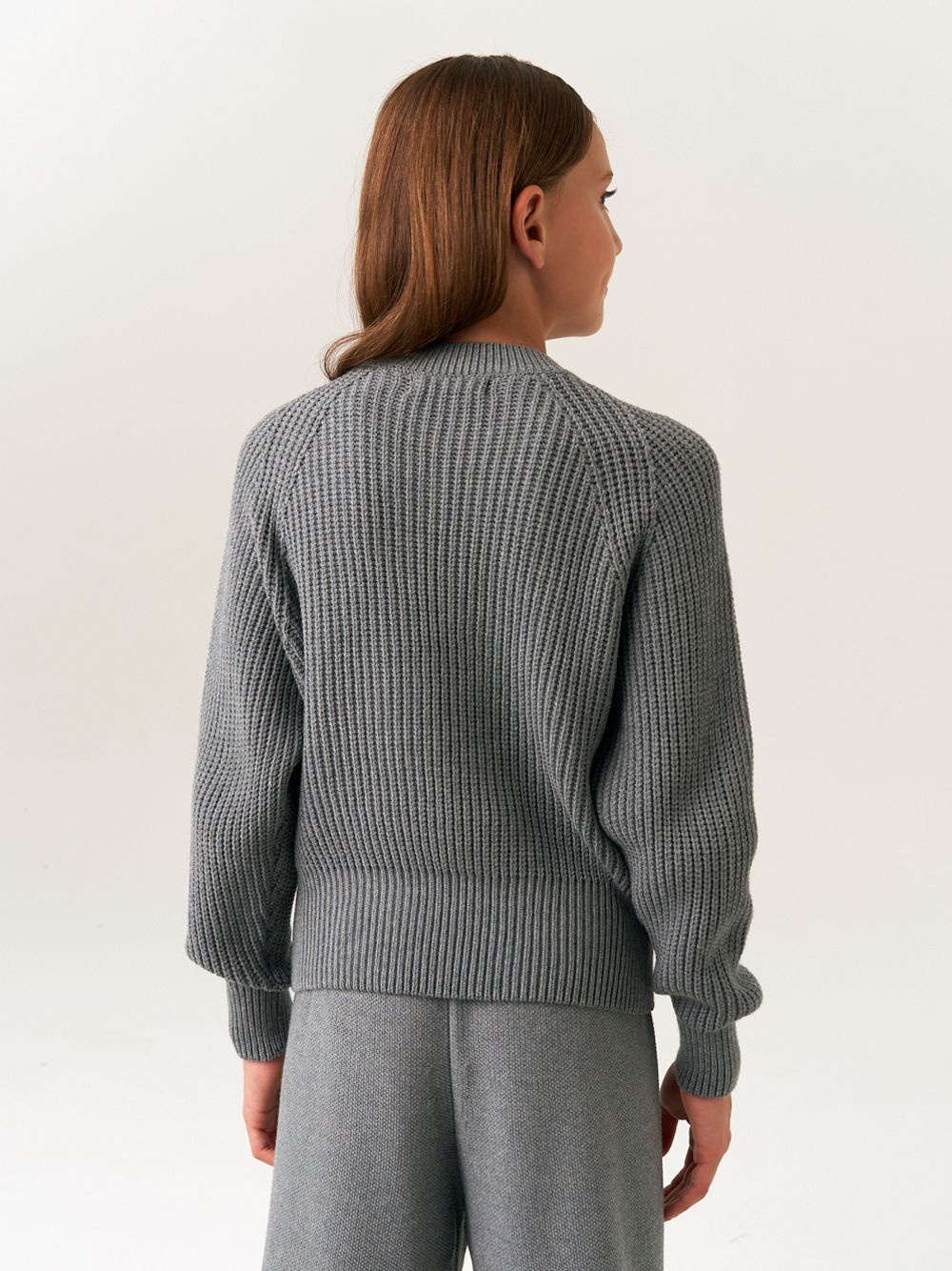 Джемпер для девочки AT1001 серый