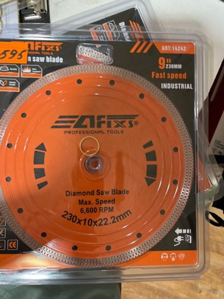 Диск алмазный тонкий рез 230мм Afix