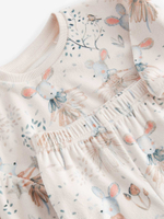 Пижама флисовая для девочки Next 655-152, Молочный