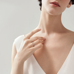 Кольцо из серебра с бриллиантом, Tiffany 💠 Любящие сердца. В наличии