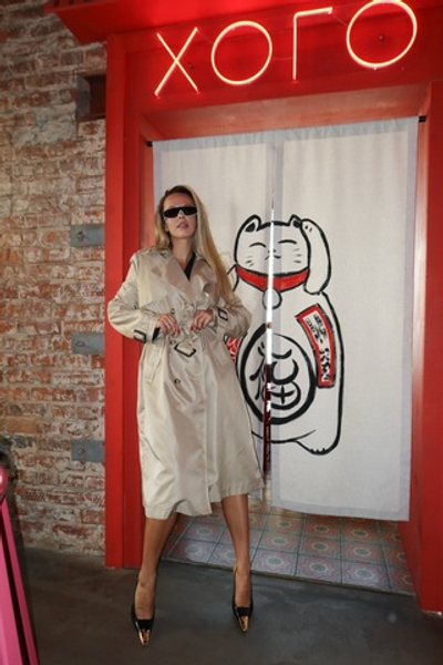 Тренч классический, длинный