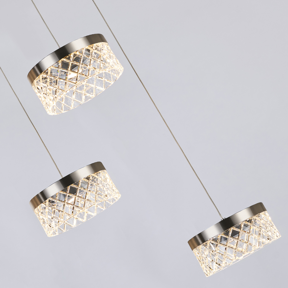 Подвесной светильник MD21020075-3A satin nickel